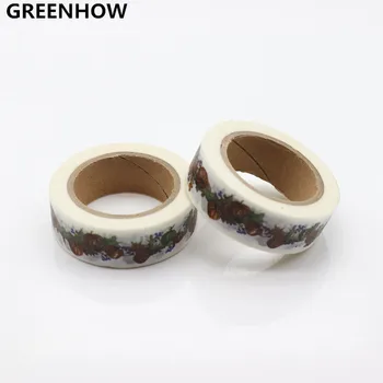 

GREENHOW Washi Tape For Halloween DIY Masking Tape Adhesive Tape 8032