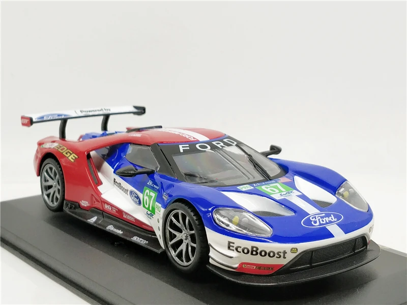 Bburago 1:32 Ford GT Гоночная машина 24h Le Mans литая модель автомобиля Миниатюрный гоночный автомобиль