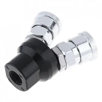 

Long service life Multifunction High Speed Steel Pneumatic Fittings Two Way 1/4" Air Hose Quick Connector