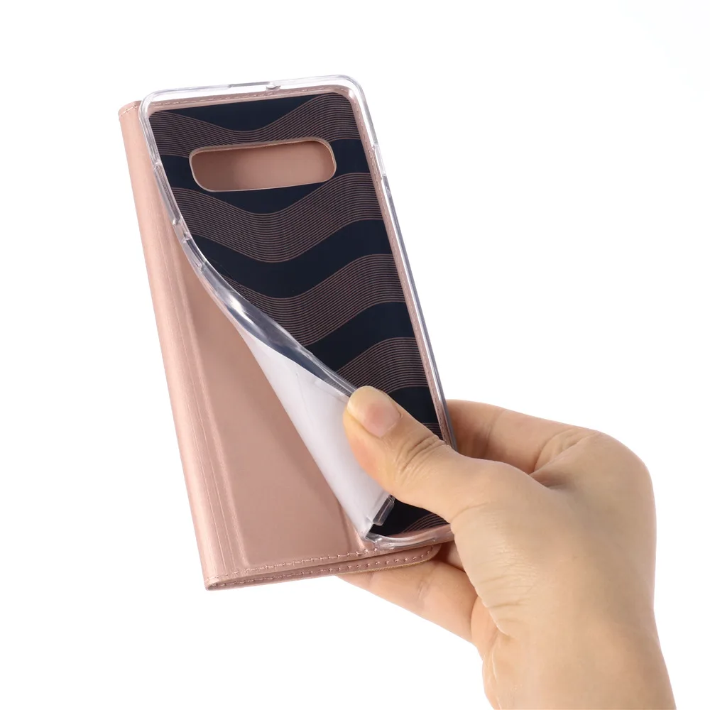 Кожаный чехол книжка для Samsung S20 S10 S9 S8 Plus Lite Стильный бумажник с подставкой Note 20 10 9