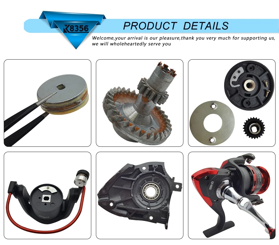 K8356 11BB 5.21 Fishing Spinning Reel GF1000~GF6000 Carp Fishing Reel Metal Line Cup Left-Right Handle Saltwater Fishing Reel_11