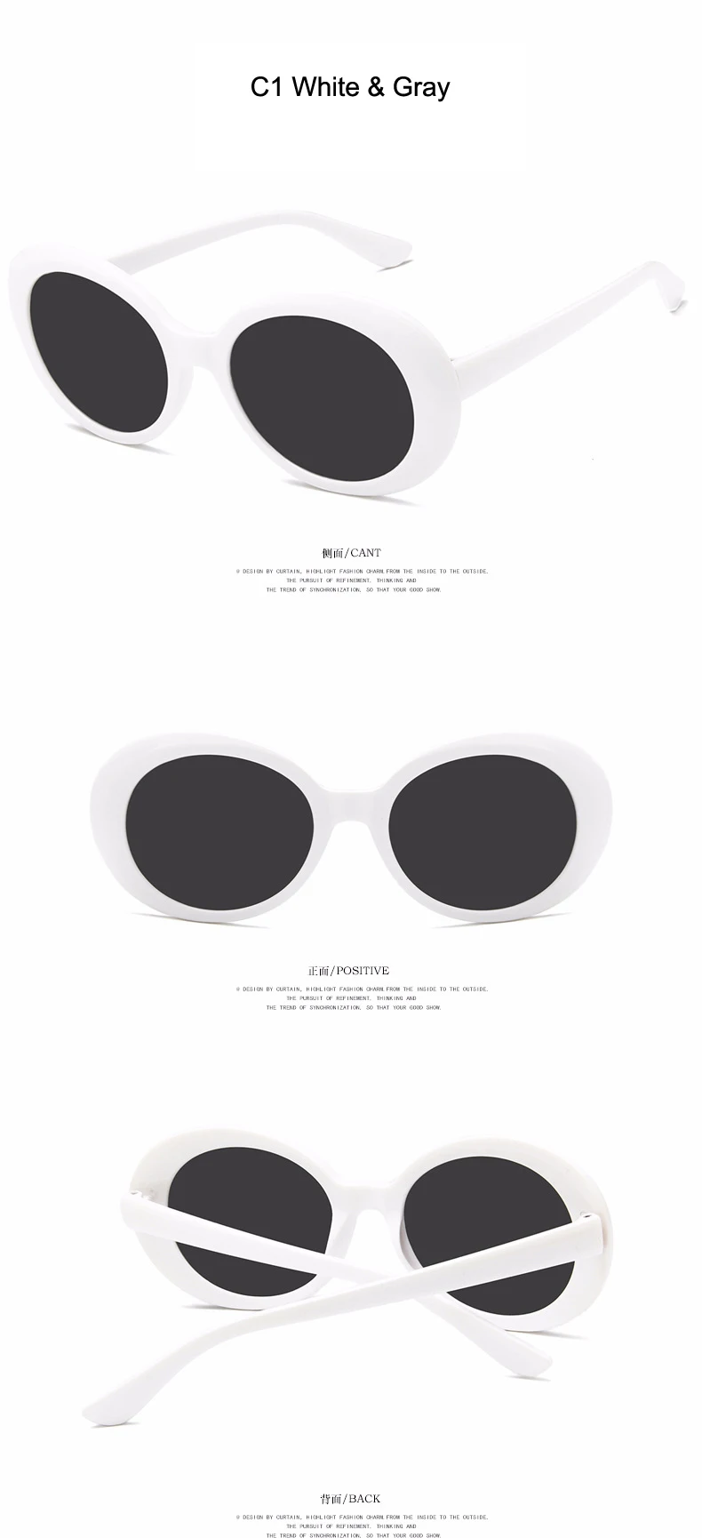 [EL Malus] овальная оправа, сексуальные женские очки, мужские и женские солнечные очки, светоотражающие солнцезащитные очки, черные, белые очки для вождения