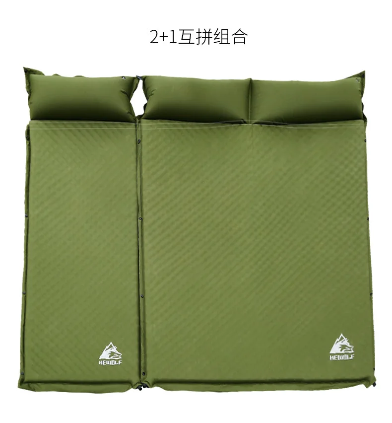 Najtaniej HEWOLF outdoor 188*65*5cm pojedyncza automatyczna nadmuchiwana poduszka pad pogrubienie łóżko nadmuchiwane materac namiot na zewnątrz lunch mata wypoczynkowa