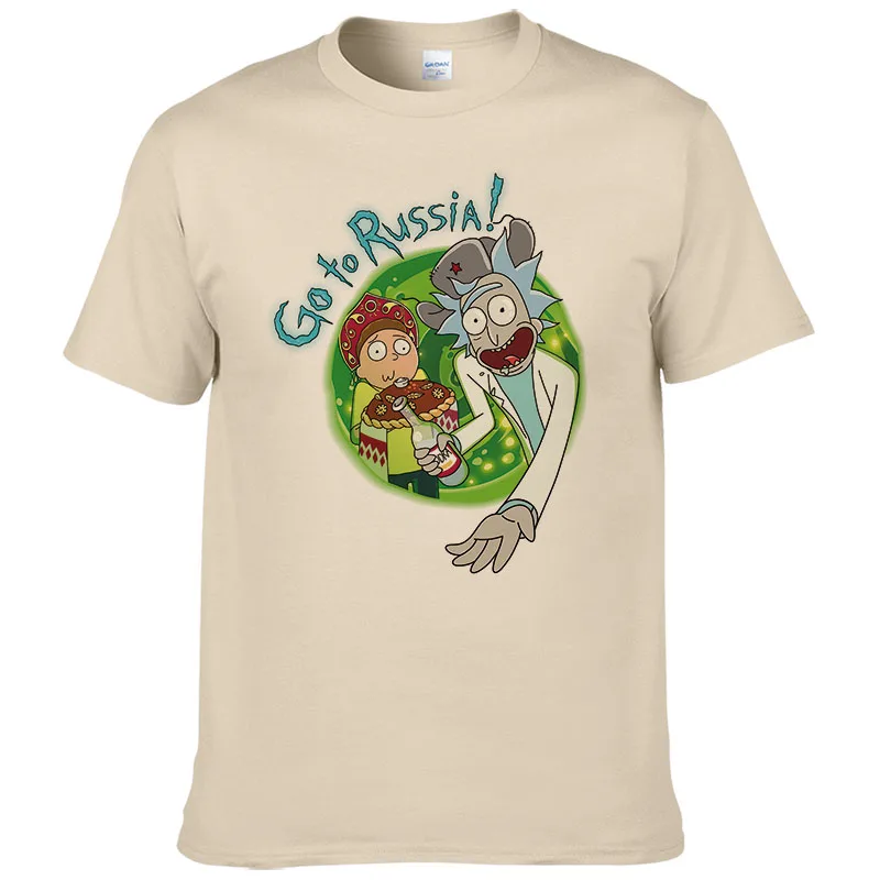 

2017 Men's Creative Design Cartoon T-Shirt Summer Fashion Rick Morty Printed T Shirt High Quality Male Hipster Tops Tee #270