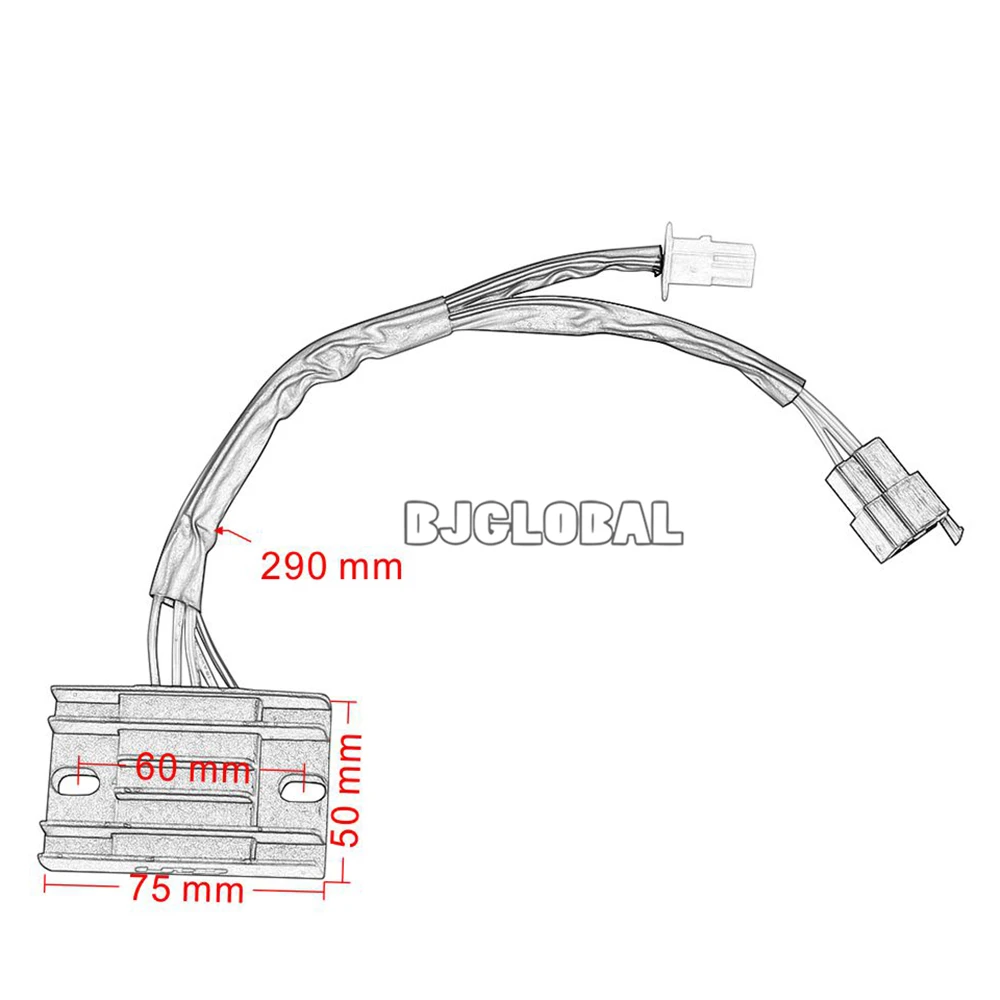 12 V Напряжение мотоцикла лодка Регулятор выпрямителя Для Honda XR125L XR250L XR400L XR 125L 250L 400L 31600-KRH-D01 роллер мопед ATV