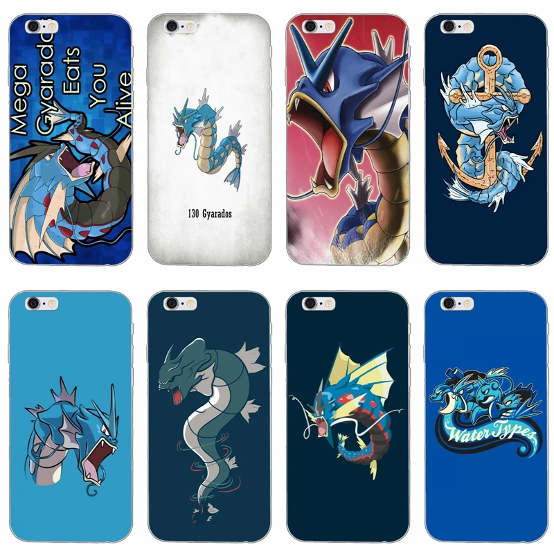 cute cartoon anime pokemon Gyarados slim silicone Soft phone case For Huawei P7 P8 P9 P10 P20 ...
