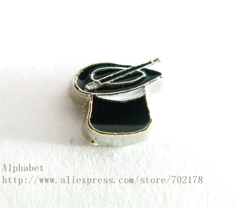 new design Black Magic Hat Floating Locket Charm 10pcs Fit Living Memory locket As Christmas Gift FC1502 | Украшения и аксессуары