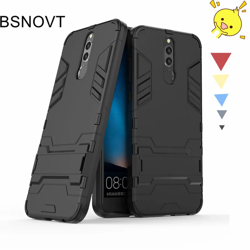 

Capa Huawei Nova 2i Case Huawei Mate 10 Lite Cover Soft Rubber + Plastic Kickstand Case For Huawei Nova 2i Case Mate 10 lite