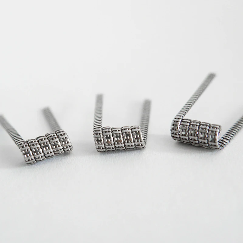 Pirate Vape Coil Premade Coils NI80 Parallel Clapton Heating Wire Coil for Steam Electronic Cigarette RDA Atomizer Tank 0.15oh