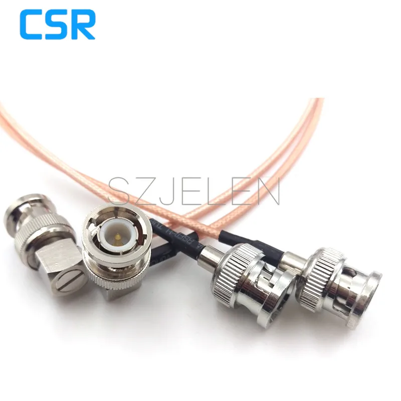 Колено затычек BNC колено SDI. Коаксиальный кабель для камеры SDI RF длина кабеля 50