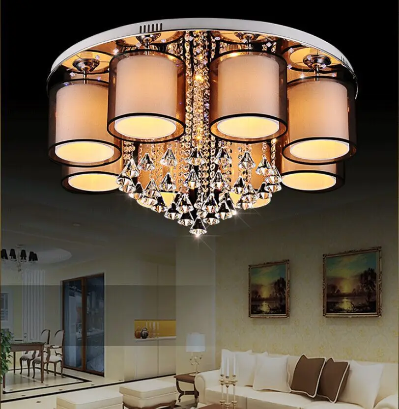 

LED Crystal Light LED Ceiling living room lamp bedroom ceiling lamp led crystal ceiling Yilianyoumeng