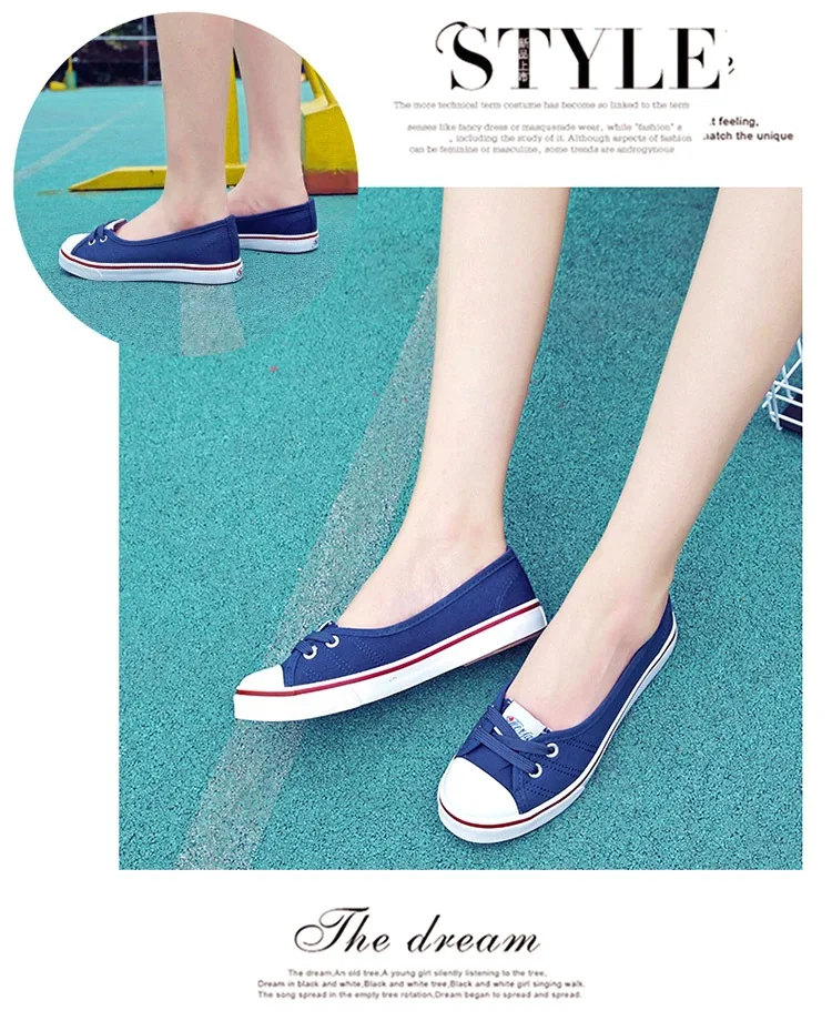 New Shallow flat women sneakers comfortable summer casual canvas shoes Breathable black Slip-on Vulcanize Shoes female NBT999 10