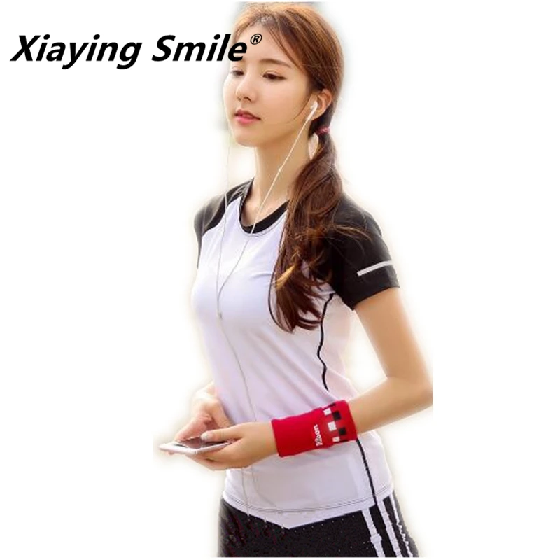 Xiaying Smile Женская дышащая 10 цветов спортивная одежда для бега йоги летняя