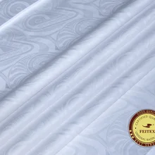 Ткань для одежды в африканском стиле Базен Riche Getzner пробовать парча белый Дамаск Shadda кафтан ткань 10 ярдов/шт