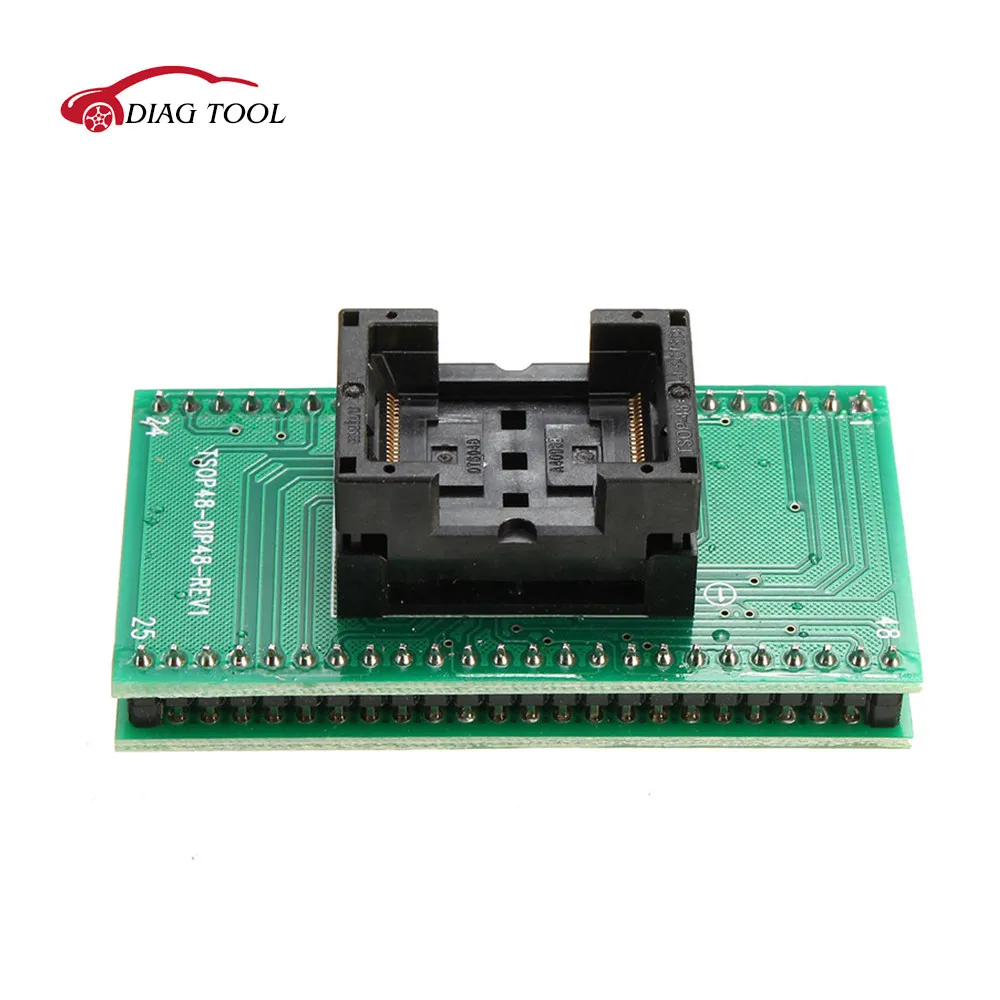 

Original New TSOP48 to DIP48 Socket Adapter TSOP-48-0.5-OTS04B for RT809H Programmer & XELTEK USB Programme