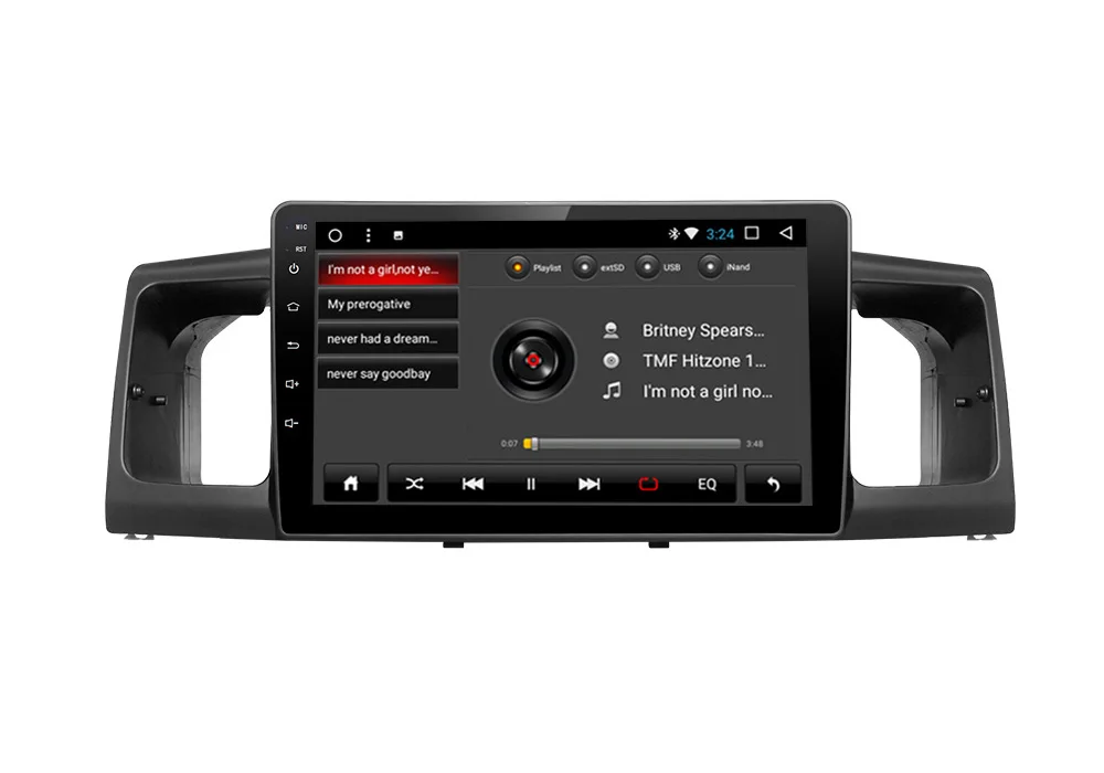 Discount JIUYIN 9 Inch Car Multimedia Player Android 7.1 Car DVD  Player Car Radio For TOYOTA Corolla E120 Radio  GPS Navigation 3