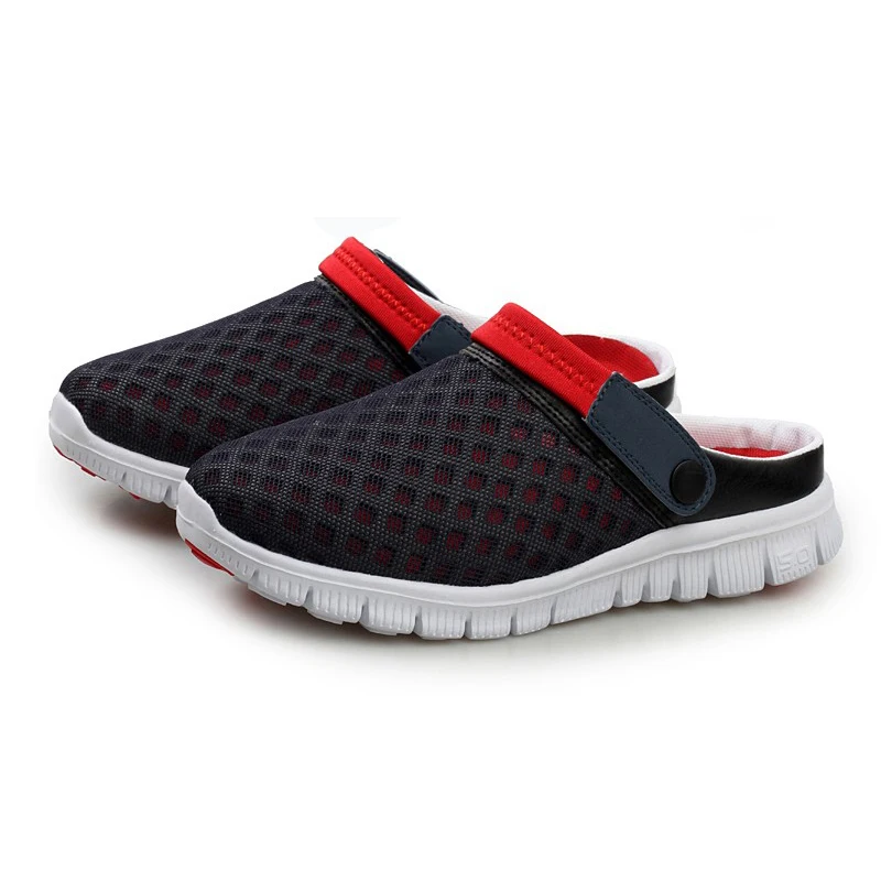 New Design Unisex Mesh Breathable Sandals 2016 Summer Flat Heel Casual Sandals Women Men Couples 