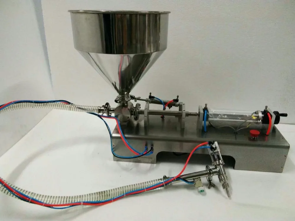 (Бесплатная доставка) Пневматическая машина для наполнения соуса с пистолетом