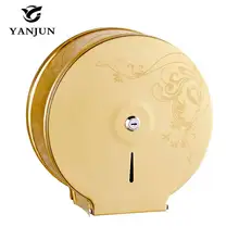 Yanjun высокого качества настенный туалет для бумажного рулона держатель диспенсер для бумажных полотенец аксессуары для ванной комнаты YJ-8635