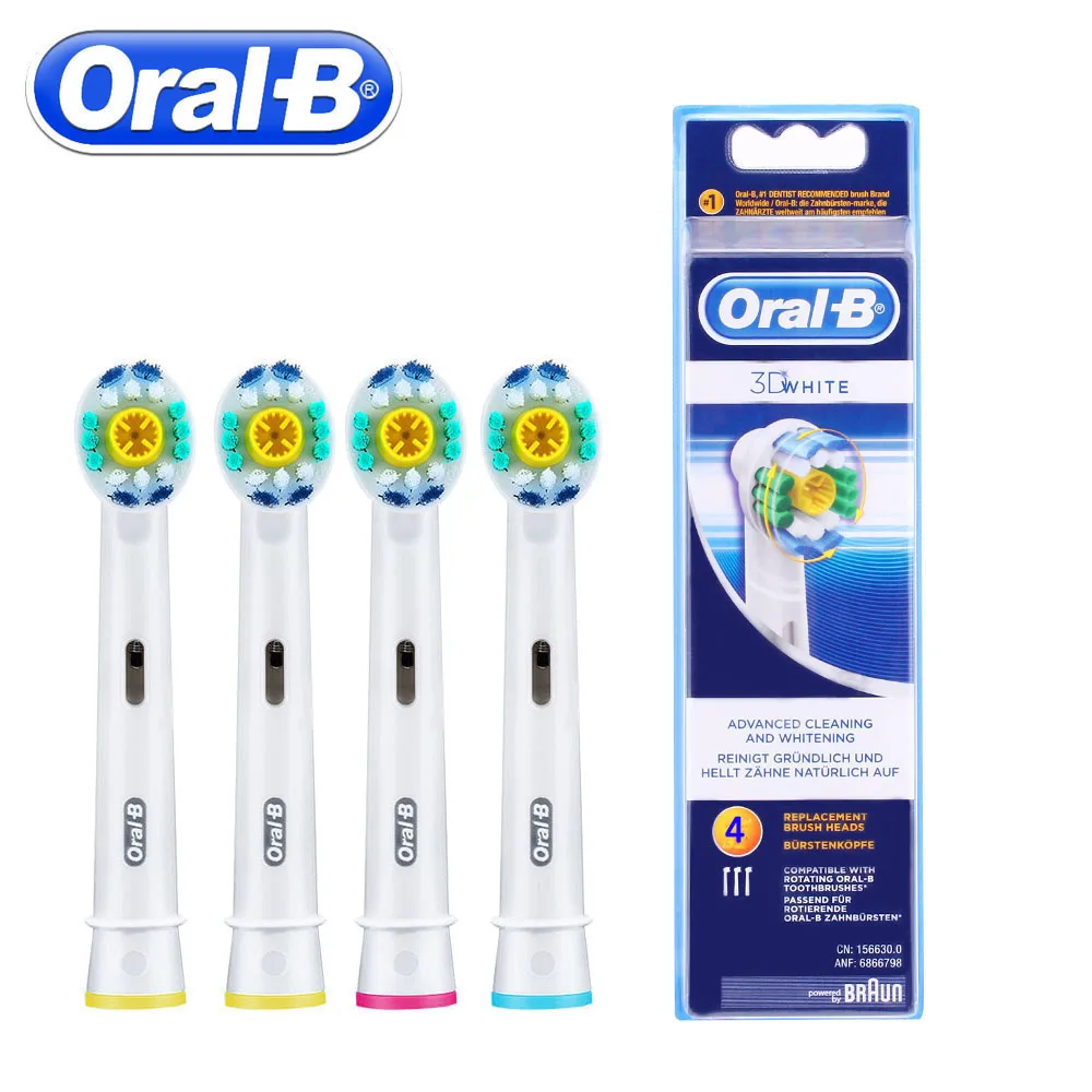 

Oral B Electric Toothbrush Heads EB18 3D White Replacement Brush Head Sonic Rotation Toothbrush Heads Oral Hygiene