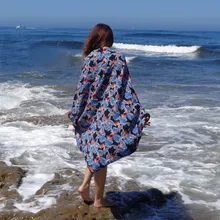Boho 2019 Spring Summer Floral Loose Casual Kimono Sleeve Beach Top Open Front Maxi Kimono Chiffon Shirt Blouse Beach Women Boho 2019 Spring Summer Floral Loose Casual Kimono Sleeve Beach Top Open Front Maxi Kimono Chiffon Shirt Blouse Beach Women