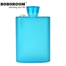 BOBOROOM Brand Water Bottle Flask For Alcohol 2017 New Hip Flask Food Grade AS Flagon Cups 400ml My Bottle Sport Water Bottle