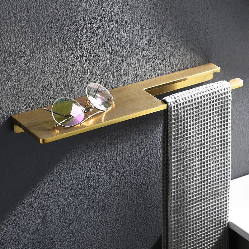 Bathroom Shelf Brass Bath Shower Rack Shower Shelf Bath Holder Bolt