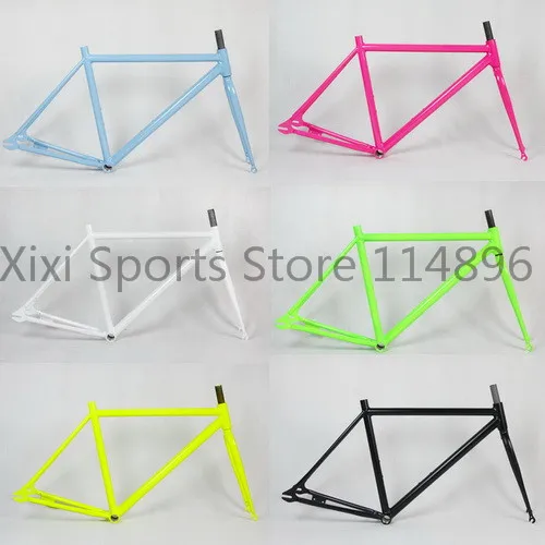 700C Fixie Aluminum Alloy Bicycle Frame 480mm Fixed Gear Single Speed
