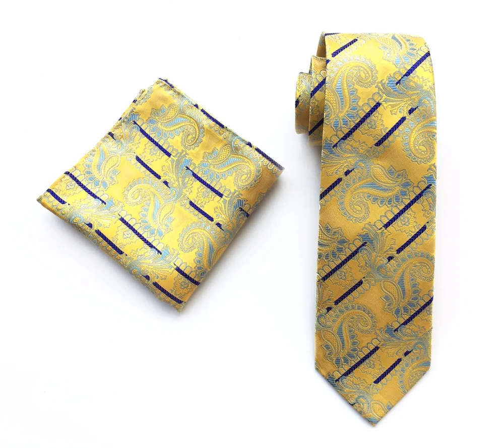 Jemygins качество платок галстук набор шелка с жаккардовым переплетением Средства ухода за кожей шеи галстук для Для мужчин платок corbatas Hombre 2017
