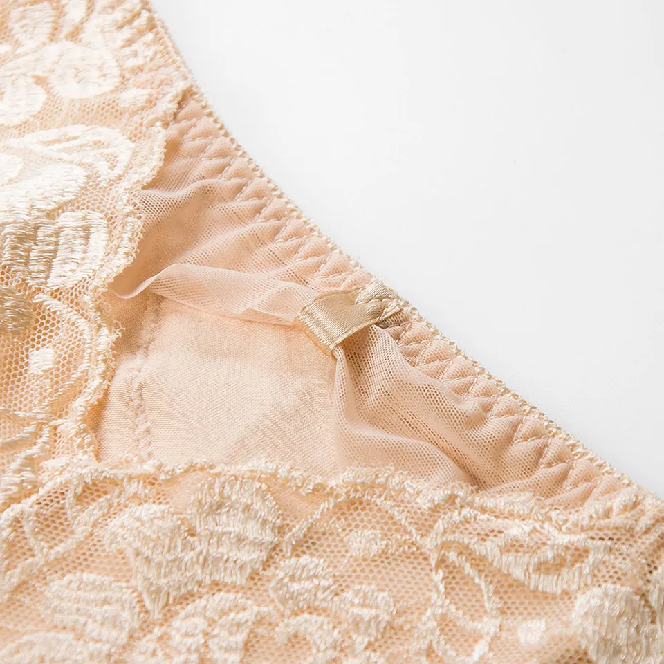 3Pcs/Lot Sexy Full Lace Panties Women High Waist Briefs Female Seamless Underwear Solid Color Breathable Lingerie M-3XL Big Size