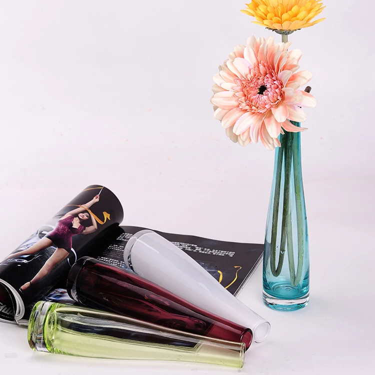 

Colored glass vase living room decoration ornament