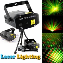 Mini LED R&G Laser Projector Stage Lighting Adjustment DJ Disco Club Party SC XM58