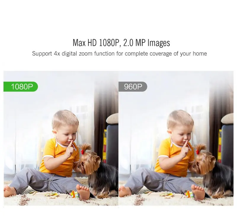 Умный дом безопасности 2MP 1080 P Wi Fi IP камера 360 градусов панорамный с ночное видение пульт дистанционного управления видеоняни и Радионяни