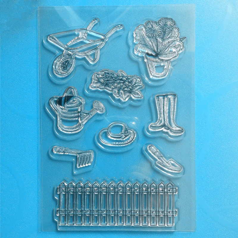 

YLCS156 Tools Silicone Clear Stamps For Scrapbooking DIY Album Paper Cards Making Decoration Embossing Rubber Stamp 11x16cm