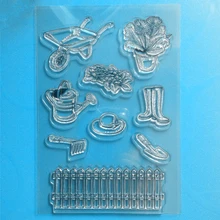 YLCS156 Tools Silicone Clear Stamps For Scrapbooking DIY Album Paper Cards Making Decoration Embossing Rubber Stamp 11x16cm