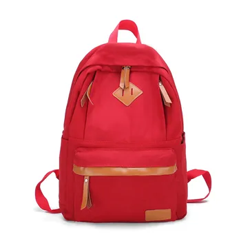 

Backpack Women Large Capacity Fashion Simple School Backpack Girl Fashion Durable Canvas Backpacks Package Shoulder Bags K724