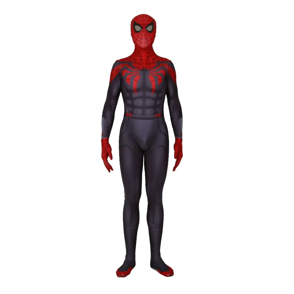 Для взрослых и детей превосходный человек-паук Отто Гантер октавиус костюм зентай для косплея супергероя-паука шаблон комбинезон