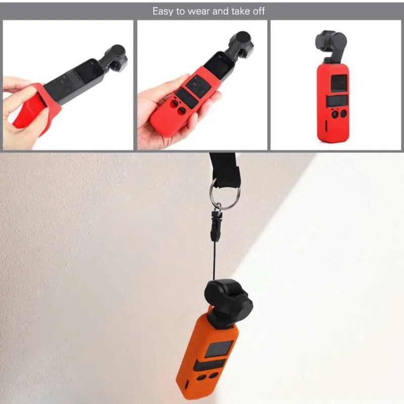 Карманный силиконовый чехол DJI Osmo защитный для корпуса с ремешком OSMO карманный