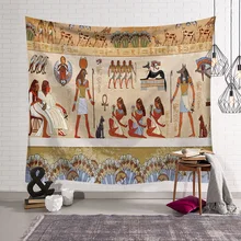 New Ancient Egypt Indian Tapestry Wall Hanging Bohemian Beach Towel Polyester Thin Blanket Yoga Shawl Mat Blanket 5 sizes ancient art eye tapestry wall hanging beach blanket