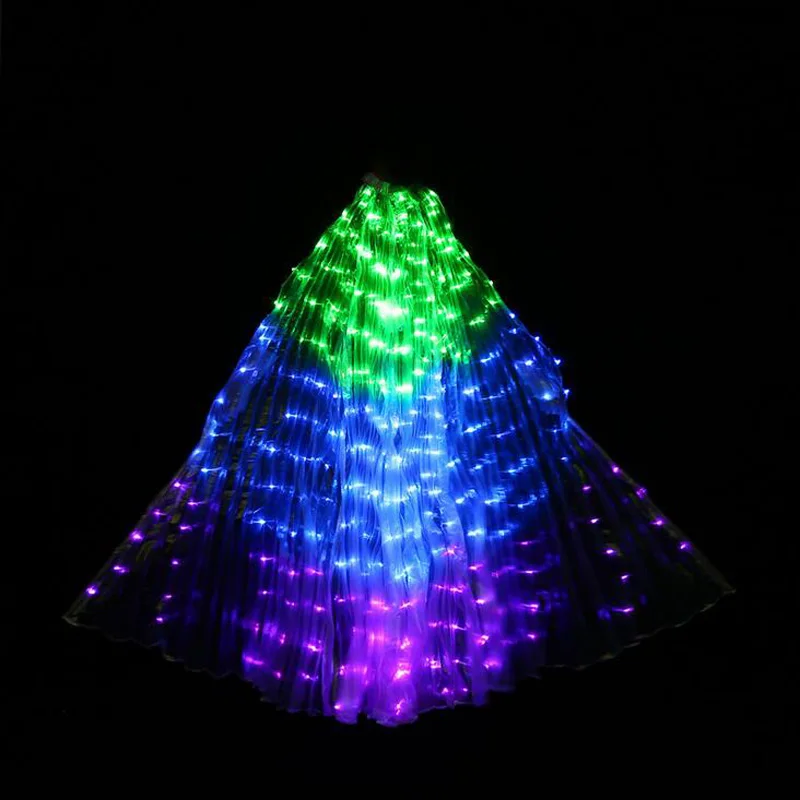  LED costumes fashion belly led wings Isis Belly Dance Wings luminous Wing Carnival costumes a variety of colors (6)