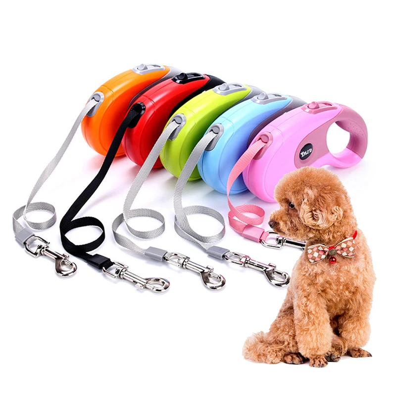 

New Arrival Dog Leash Automatic Retractable Leash 3M 5M Products for Animal Dogs Universal Remote Control With Belt Pets Leashs