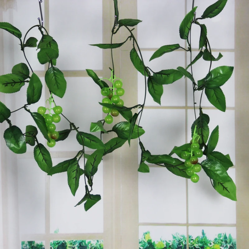 5 pcs Artificial Fruit Garland Fake Plant Ivy Faux Fruit Vine Leaf