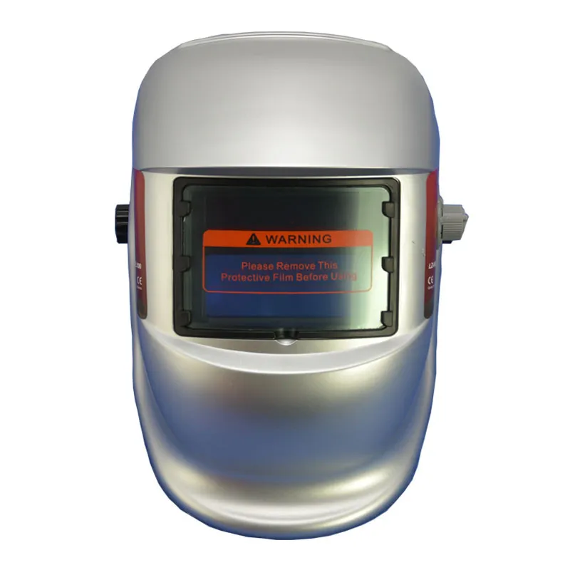 Silver welding helmet TRQ-HS02-2