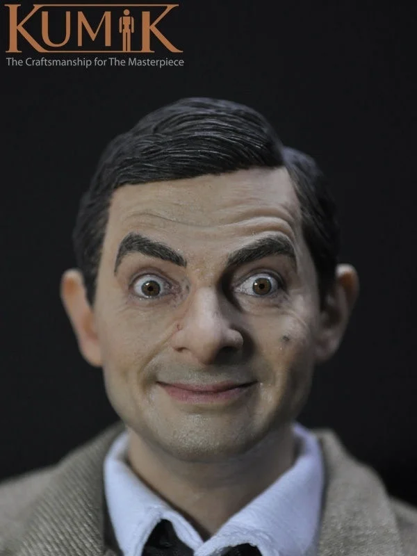 Kumik 1:6 рисунок YOOX мужской звезда Мистер Бин Роуэн Аткинсон Глава Sculpt | Игрушки и