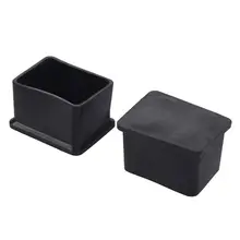 10 Pcs Rubber 30x40mm Chair Table Foot Cover Furniture Leg Protectors