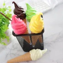 

10pcs/lot Creative Ice Cream Pen Kawaii ballpoint Caneta Material Escolar Stationery Office School Supplies Gift