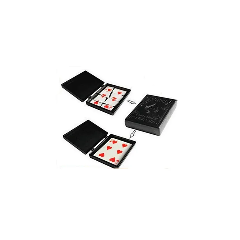 Playing Card Restore Magic Trick Magic Box for Friends/Children's