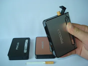 

10 cigarettes Cigarette case Lighter