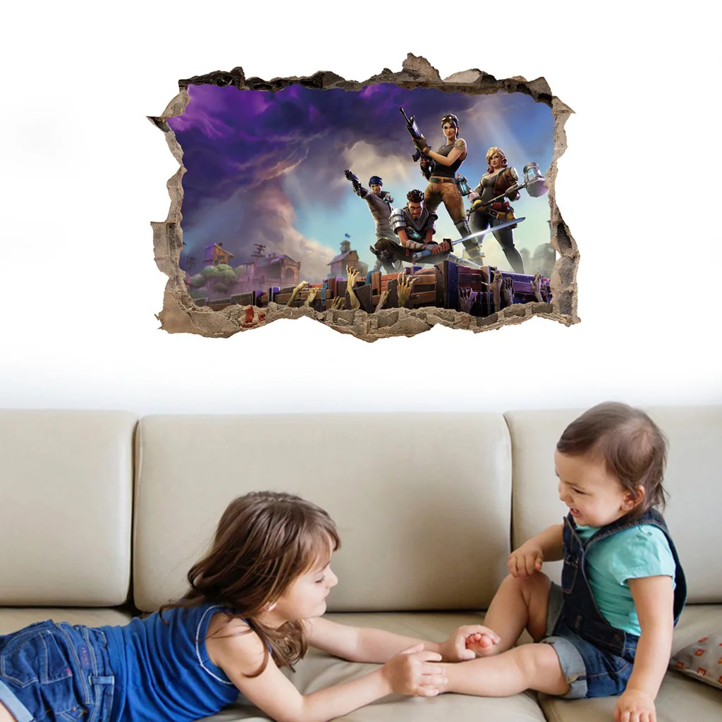 

2019 New Wall Stickers PVC Flat 3D Decoration Accessories for Kids Living Room house decoration