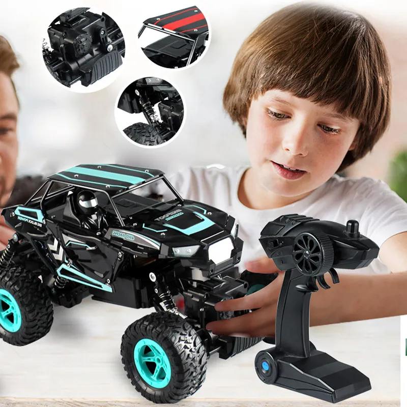 D819 1/14 2 4 ГГц RC Rock Crawler Car 6 колесный привод высокая скорость гоночный автомобиль